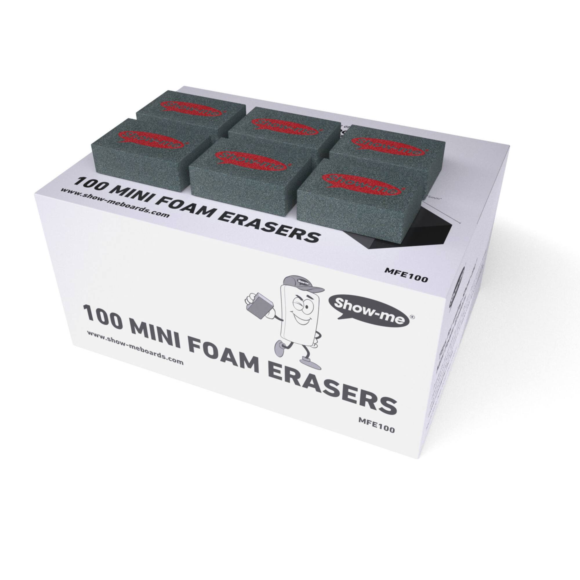 Show-me® A4 Plain Whiteboards Bulk Box Set